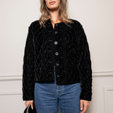 Adele Jacket Velvet Black