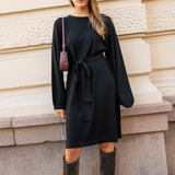 Helene Merino Dress Black