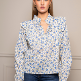 Maya Blouse Spring Blue
