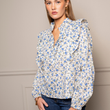 Maya Blouse Spring Blue