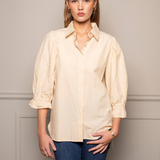 Amy Shirt Lemon Poplin