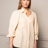 Amy Shirt Lemon Poplin