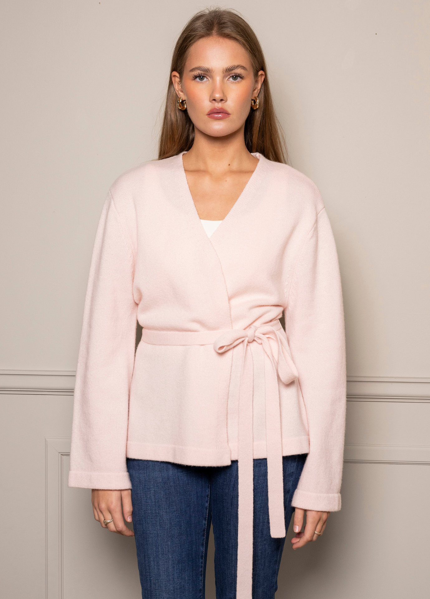 Jenna Cardigan Rose