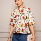 Lea Top Floral