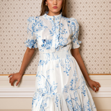 Millie Dress Blue Bloom