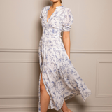 Fabienne Dress Blue Bird