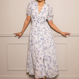 Fabienne Dress Blue Bird