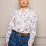 Lillian Blouse Blue Bird