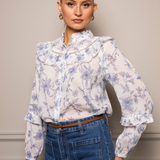Lillian Blouse Blue Bird