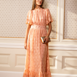 Heena Dress Soft Peach