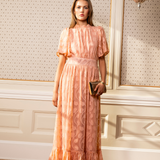 Heena Dress Soft Peach