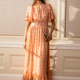 Heena Dress Soft Peach