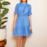 Millie Dress Blue Voille