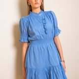 Millie Dress Blue Voille