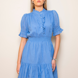 Millie Dress Blue Voille