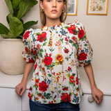 Lea Top Floral