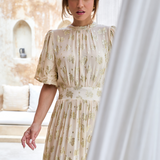 Heena Dress Sunkissed Lurex (PRE-ORDER. LEV: UKE 17)