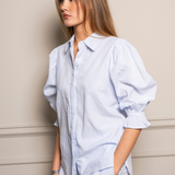 Amy Shirt Blue Seersucker