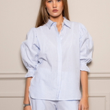 Amy Shirt Blue Seersucker
