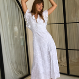 Nadine Dress Antique White (PRE-ORDER. LEV: UKE 21)
