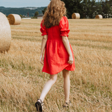 Benita Dress Lipstick Linen