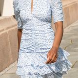 Rachel Dress Vintage Blue