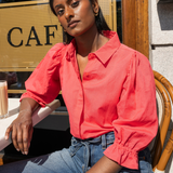 Amy Shirt Lipstick Linen
