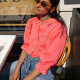 Amy Shirt Lipstick Linen