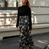 Astrid Skirt Antique Black Poplin