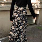 Astrid Skirt Antique Black Poplin
