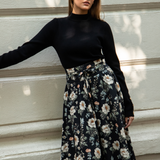 Astrid Skirt Antique Black Poplin