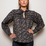 Yuvi Top Beige Botanic