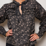 Yuvi Top Beige Botanic