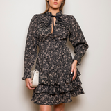 Harmony Dress Beige Botanic