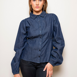 Live Blouse Dark Denim