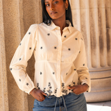 Live Blouse Buttercream Embroidery