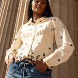 Live Blouse Buttercream Embroidery