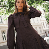 Vivienne Dress Cocoa Poplin (PRE-ORDER. DEL: WEEK 35)