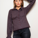 Live Blouse Cocoa Poplin (PRE-ORDER. DEL: WEEK 35)