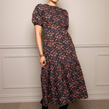 Johanna Dress Sangria Poplin (PRE-ORDER. DEL: WEEK 35)