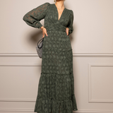 Noor Maxi Dress Luxe Green (PRE-ORDER. DEL: WEEK 35)