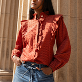 Maya Blouse Cinnamon (PRE-ORDER. DEL: WEEK 35)