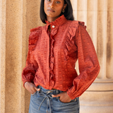 Maya Blouse Cinnamon (PRE-ORDER. DEL: WEEK 35)