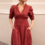 Madison Dress Cinnamon (PRE-ORDER. DEL: WEEK 35)