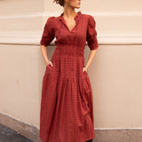 Madison Dress Cinnamon (PRE-ORDER. DEL: WEEK 35)