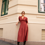 Madison Dress Cinnamon (PRE-ORDER. DEL: WEEK 35)