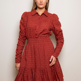 Billie Dress Cinnamon (PRE-ORDER. DEL: WEEK 35)