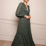 Noor Maxi Dress Luxe Green