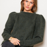 Bella Mohair Sweater Harvest Green