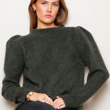 Bella Mohair Sweater Harvest Green